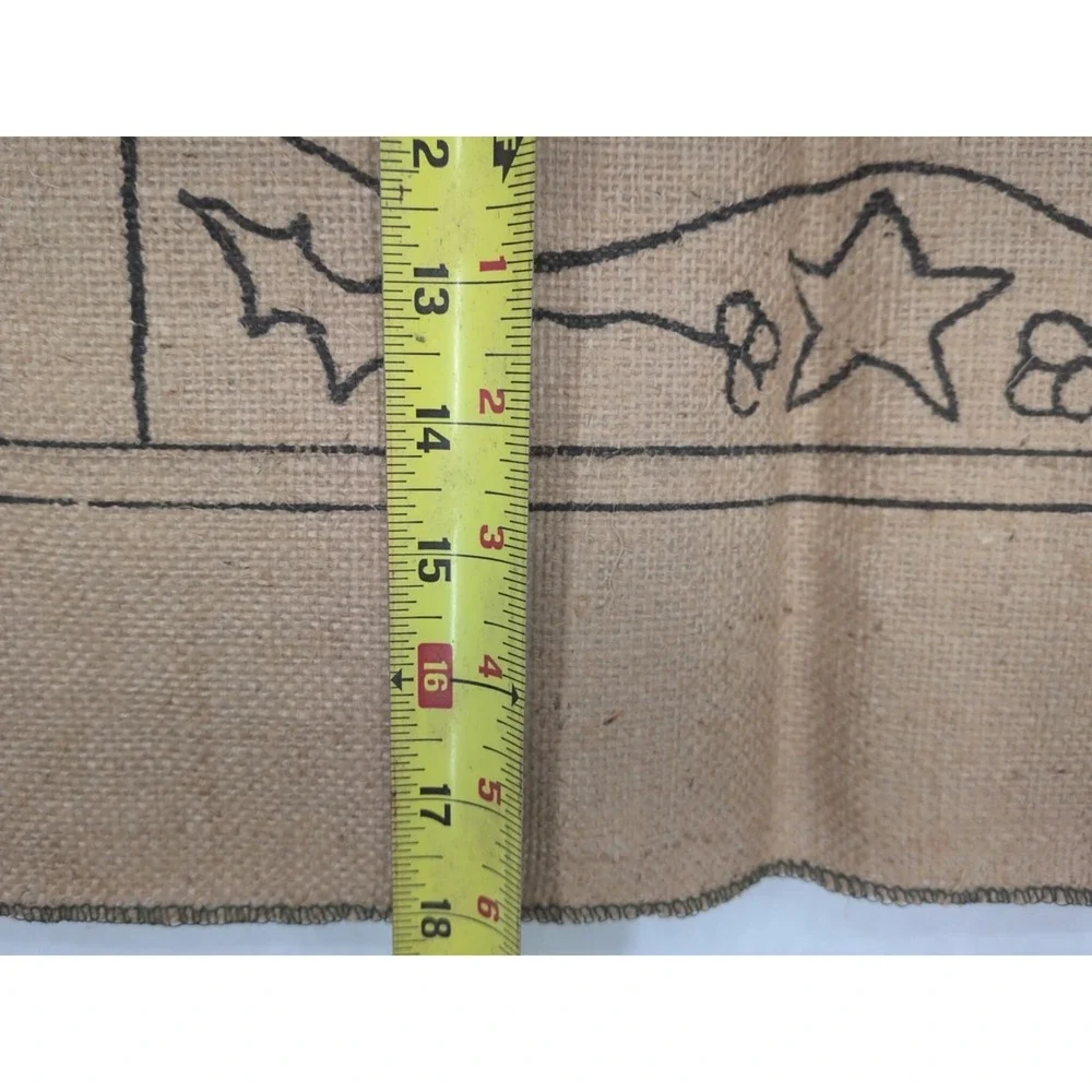 VTG Rug Hooking Pattern Christmas Yankee Peddler Santa Sleigh Sheep
